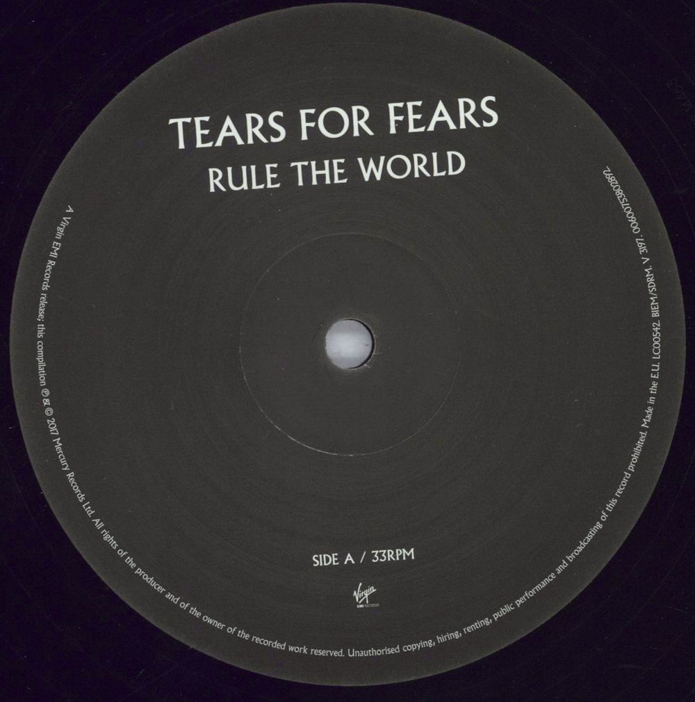 Tears For Fears Rule The World UK 2-LP vinyl record set (Double LP Album) TFF2LRU832887