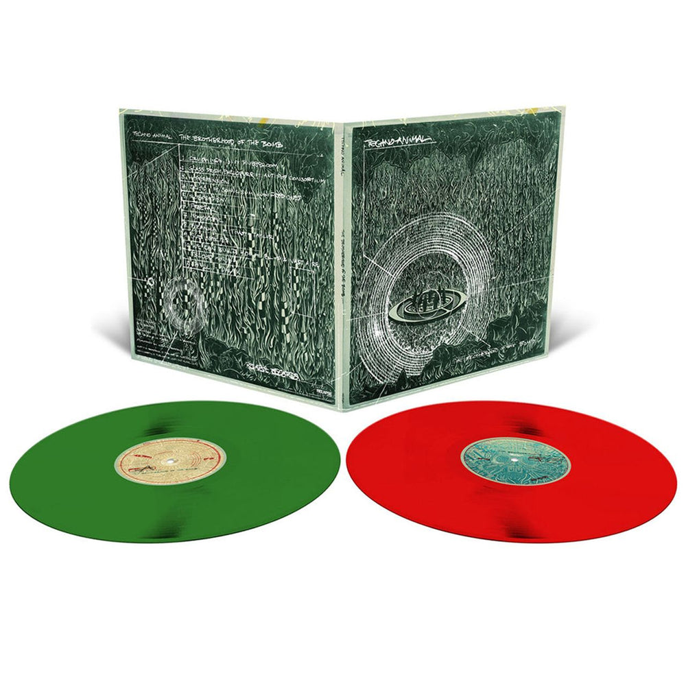 Techno Animal The Brotherhood Of The Bomb - Forest Green & Blood Red Edition UK 2-LP vinyl record set (Double LP Album) TPC2LTH829872