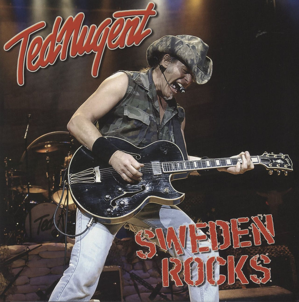 Ted Nugent Sweden Rocks - 180g UK 2-LP vinyl record set (Double LP Album) RCV085LP