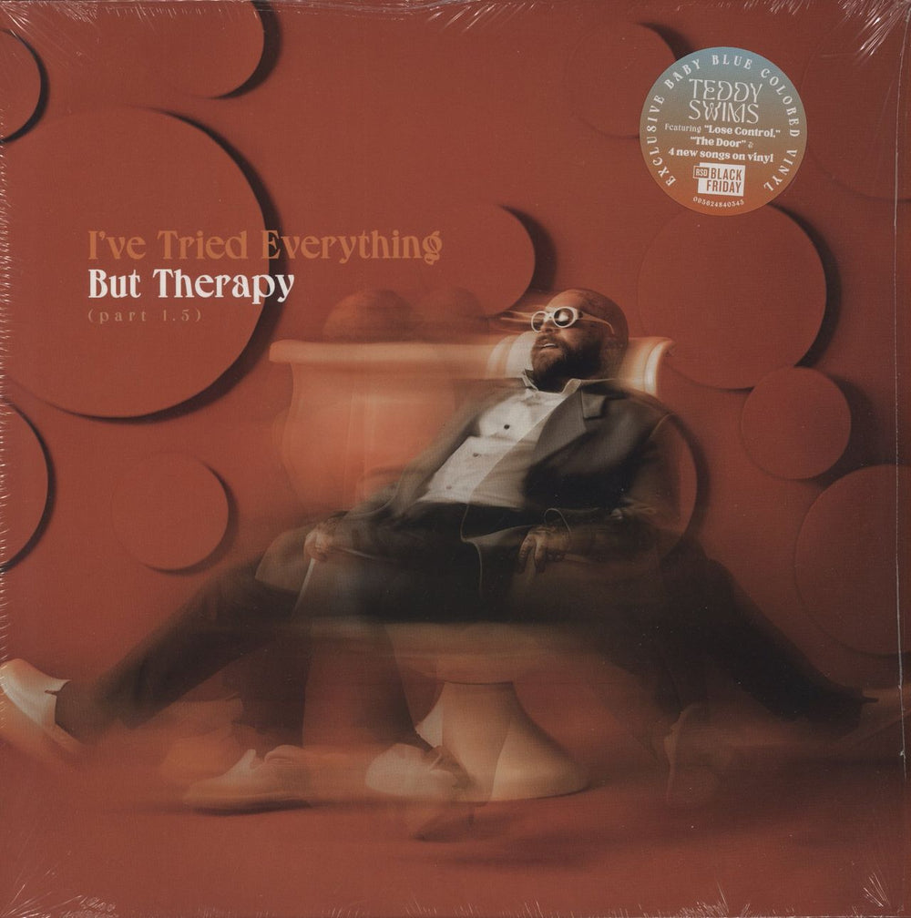 Teddy Swims I've Tried Everything But Therapy [Part 1.5] - BFRSD24 - Baby Blue Vinyl US vinyl LP album (LP record) 093624840343