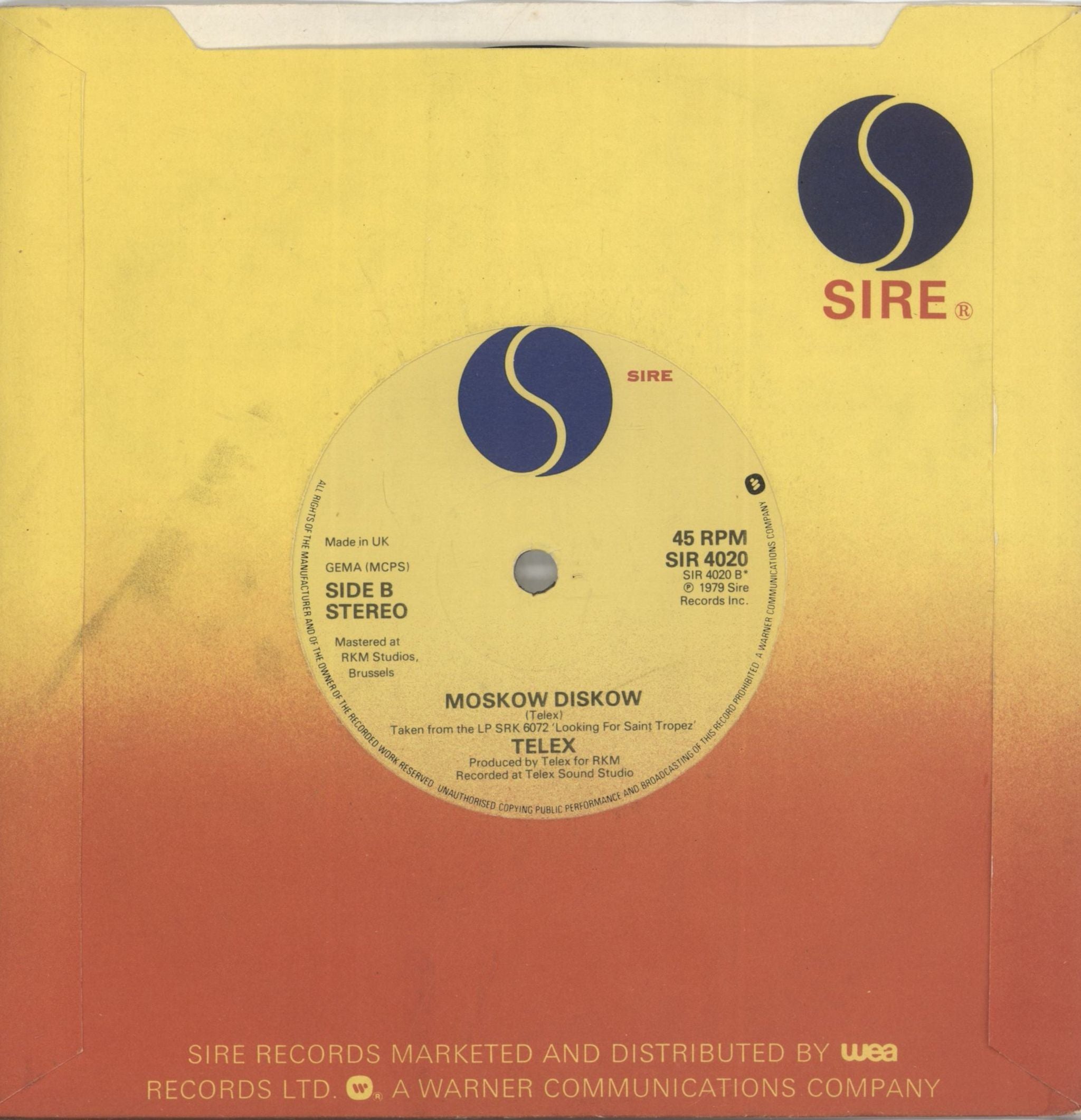 Telex Rock Around The Clock - Solid UK 7\" vinyl single (7 inch record / 45)