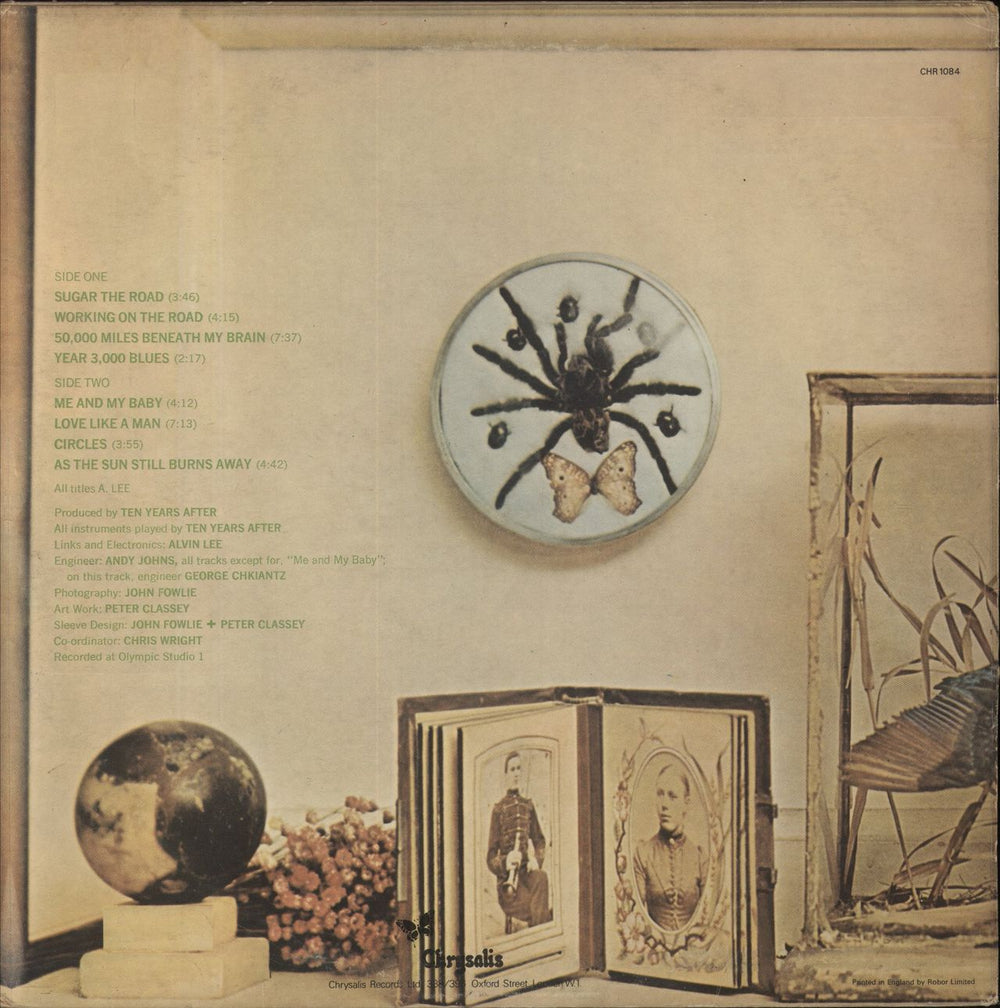 Ten Years After Cricklewood Green - Green Label UK vinyl LP album (LP record)