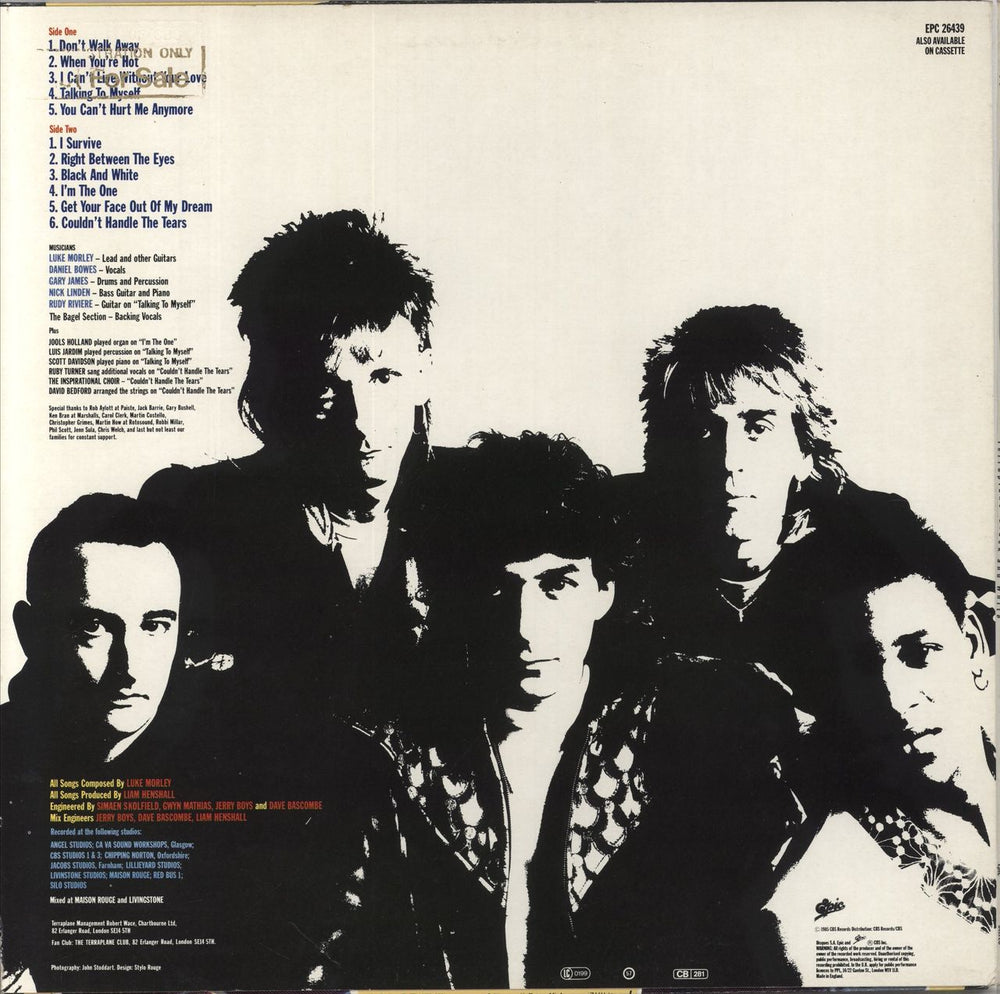 Terraplane Black And White - Promo Stamped UK vinyl LP album (LP record)