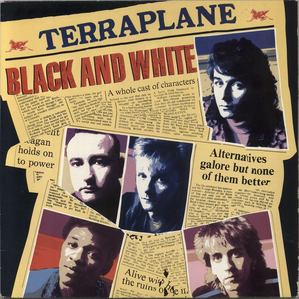 Terraplane Black And White - Promo Stamped UK vinyl LP album (LP record) EPC26439
