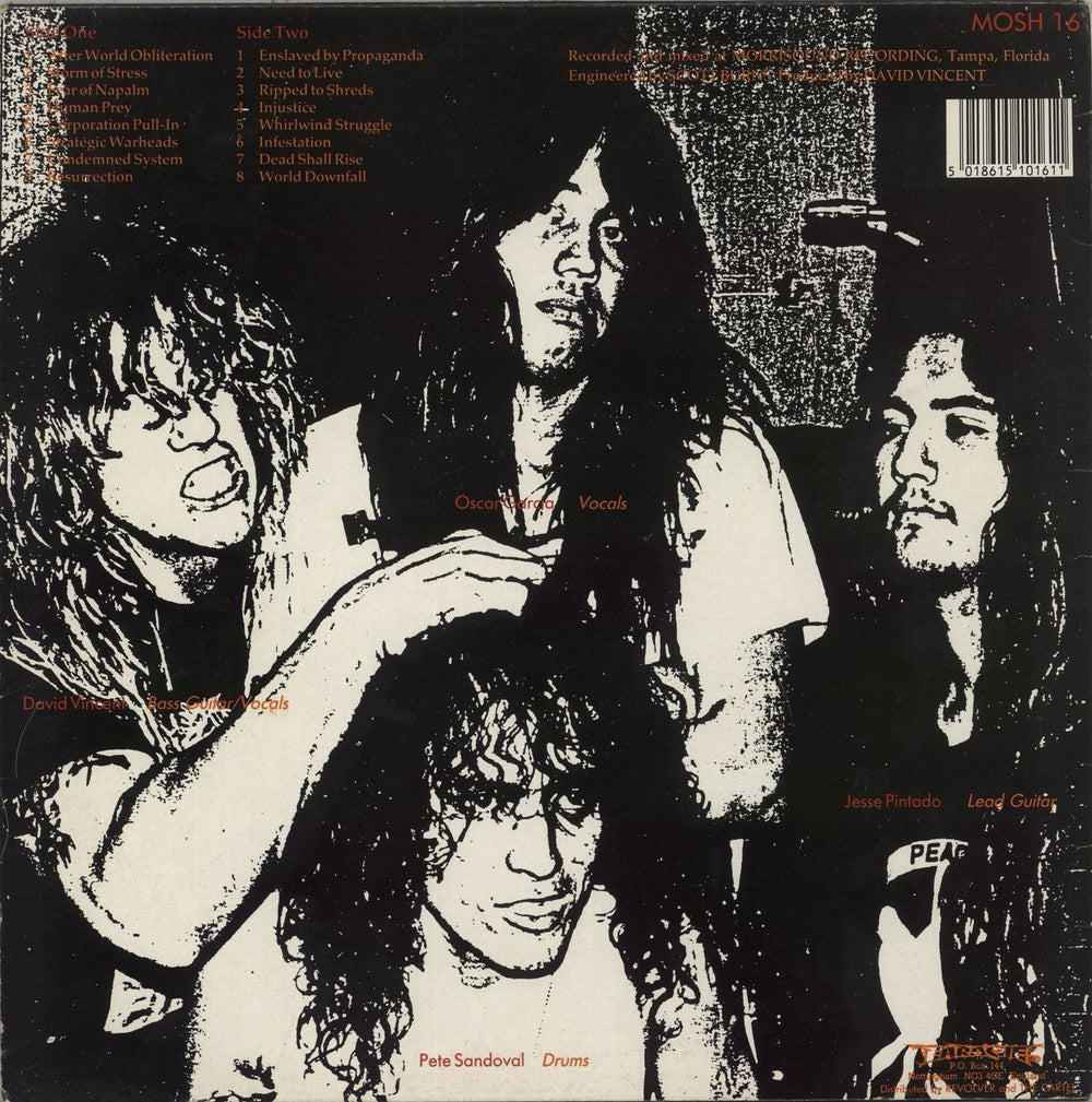 Terrorizer World Downfall UK vinyl LP album (LP record) 5018615101611