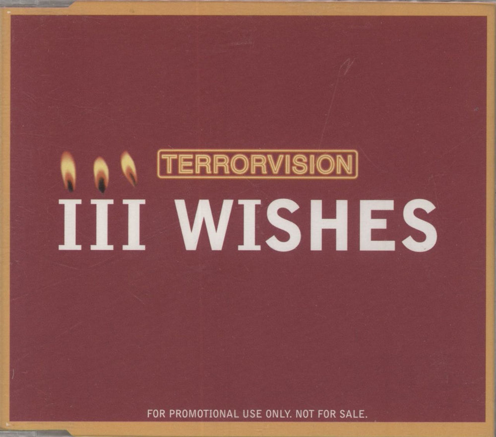 Terrorvision Iii Wishes UK Promo CD single (CD5 / 5") CDVEGADJ17