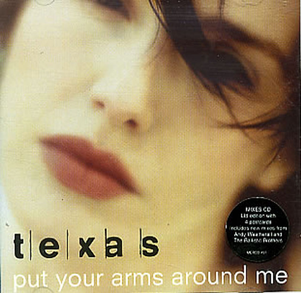 Texas Put Your Arms Around Me + Postcards UK CD single (CD5 / 5") MERDD497