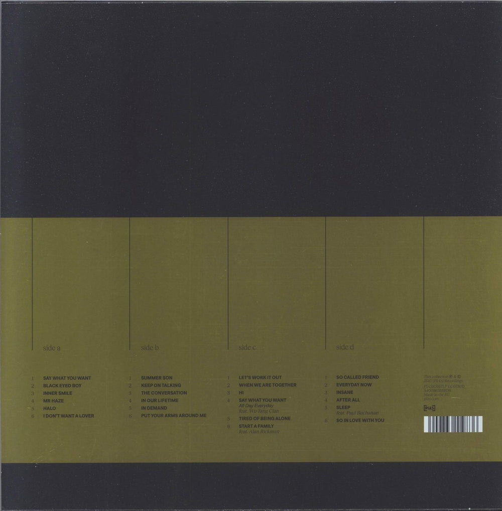 Texas The Very Best Of 1989 - 2023 UK 2-LP vinyl record set (Double LP Album) 5400863119836