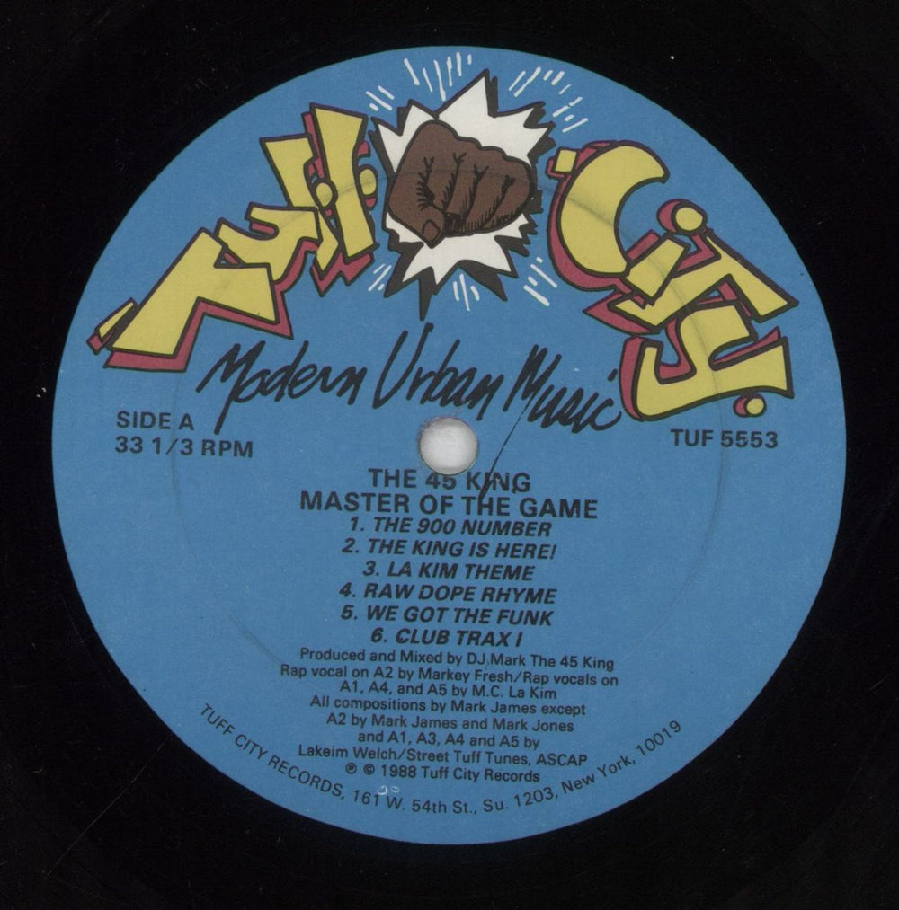 The 45 King Master Of The Game US vinyl LP album (LP record) U-8LPMA855117