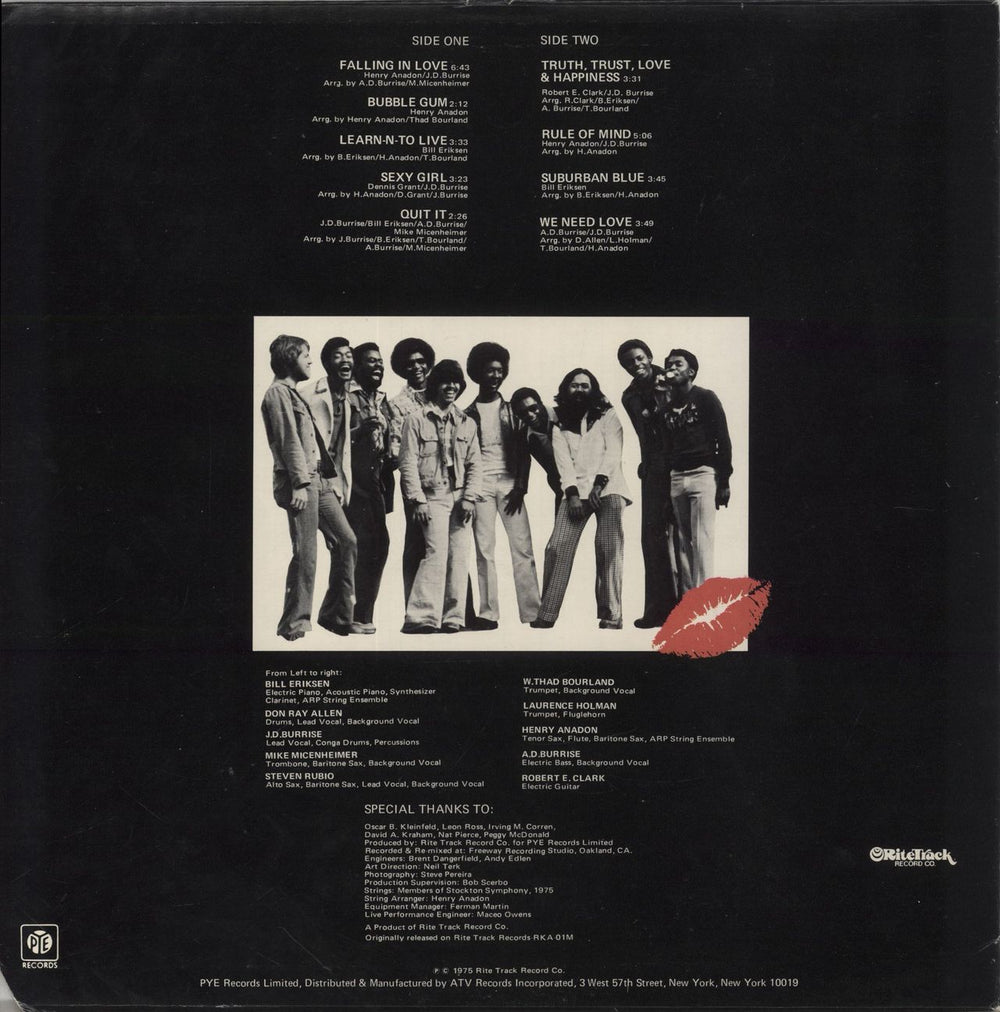 The 9Th Creation Falling In Love US vinyl LP album (LP record)