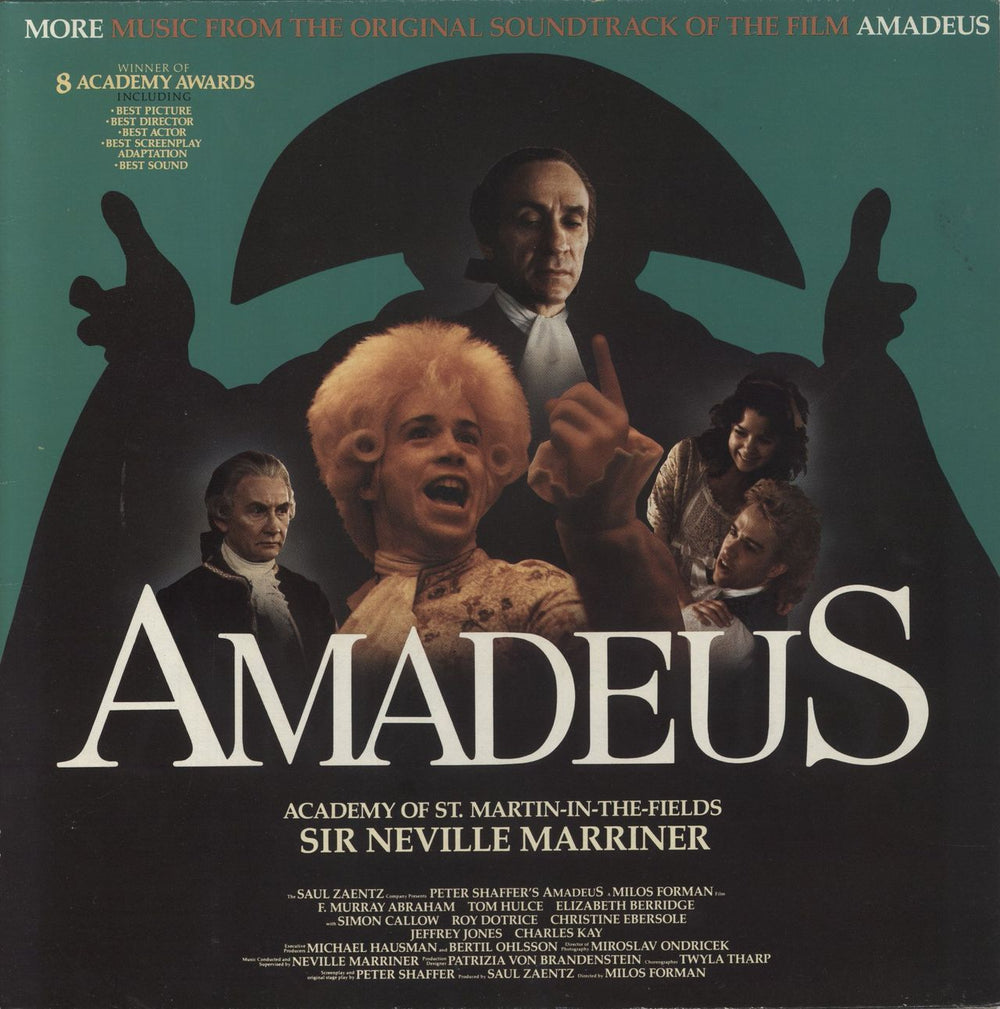 The Academy Of St. Martin-In-The-Fields Amadeus - More Music from the Original Soundtrack UK vinyl LP album (LP record) LONLP7