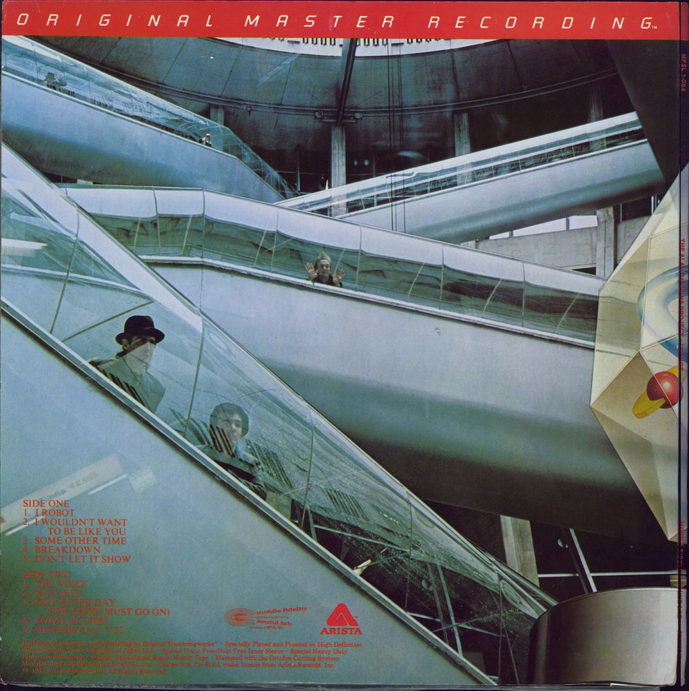 The Alan Parsons Project I Robot - Mobile Fidelity US vinyl LP album (LP record) TPPLPIR404125