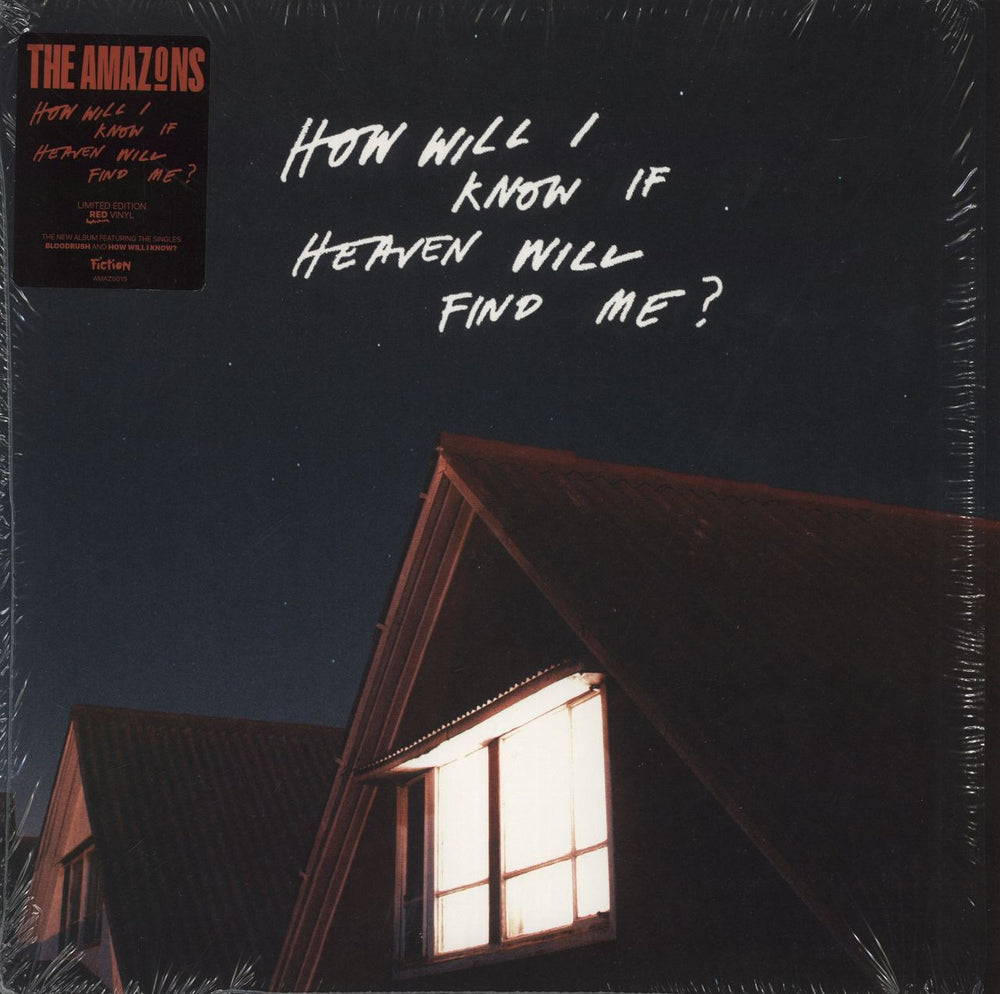 The Amazons How Will I Know If Heaven Will Find Me? - Red Vinyl UK vinyl LP album (LP record) AMAZ0015