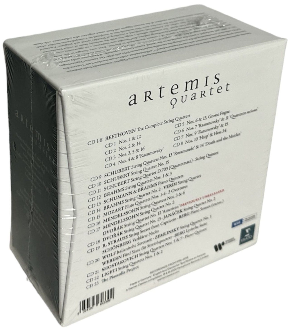 The Artemis Quartet The Complete Recordings 1996-2018 - Sealed German CD Album Box Set 5054197643309