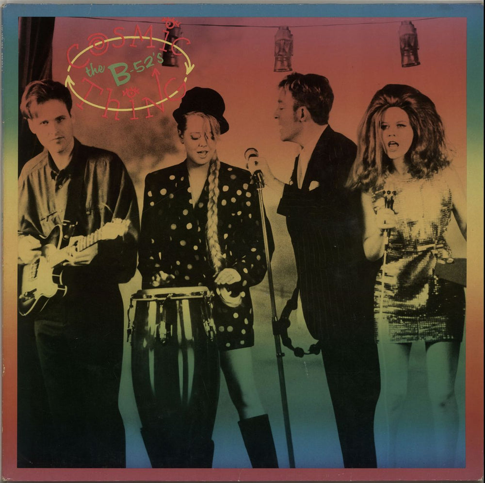 The B-52's Cosmic Thing UK vinyl LP album (LP record) WX283