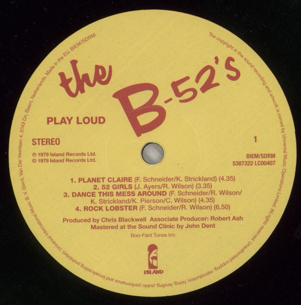 The B-52's The B-52's UK vinyl LP album (LP record) B52LPTH869891