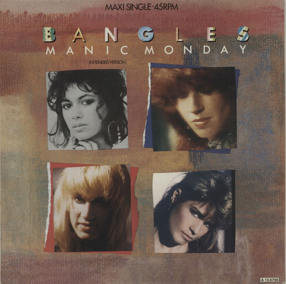 The Bangles Manic Monday Dutch 12" vinyl single (12 inch record / Maxi-single) A13.6796