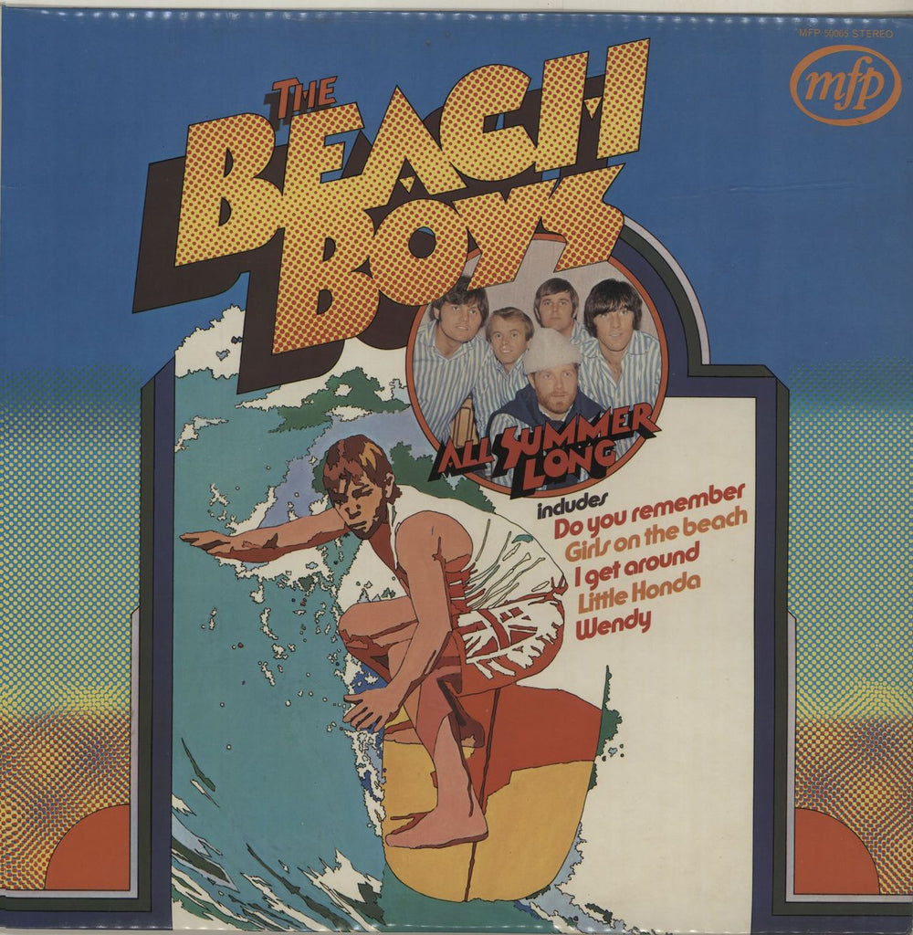 The Beach Boys All Summer Long UK vinyl LP album (LP record) MFP50065