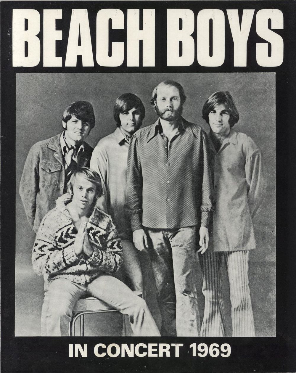 The Beach Boys In Concert 1969 UK tour programme PROGRAMME