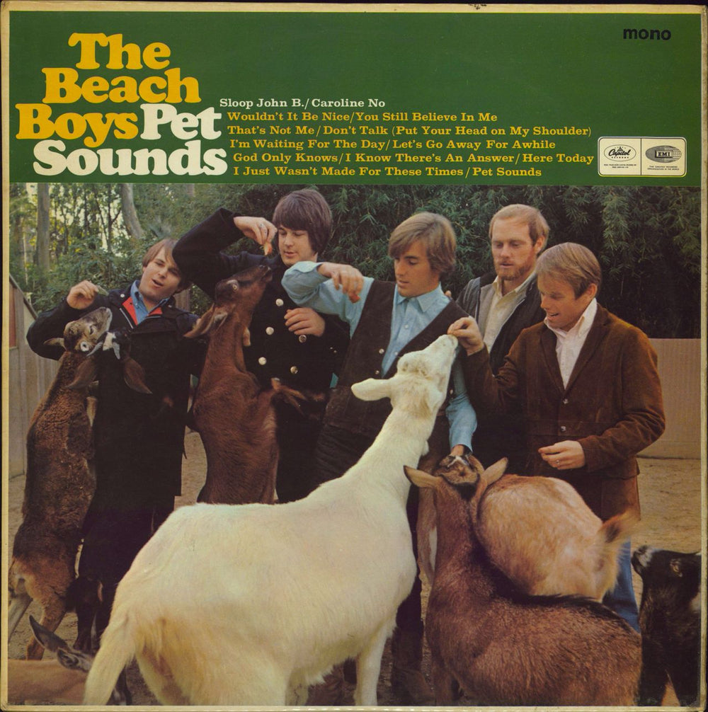 The Beach Boys Pet Sounds - 1st - VG UK vinyl LP album (LP record) T2458