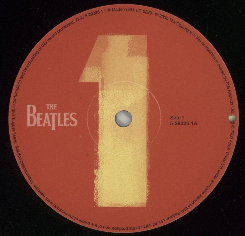 The Beatles 1 - One + Poster + Inserts - EX UK 2-LP vinyl record set (Double LP Album) BTL2LON798890