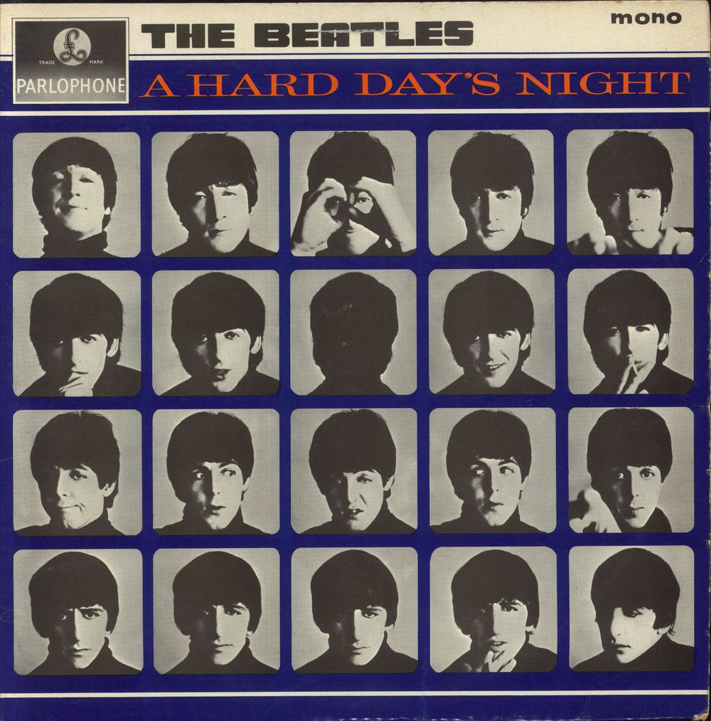 The Beatles A Hard Day's Night - 1st - G&L - VG UK vinyl LP album (LP record) PMC1230