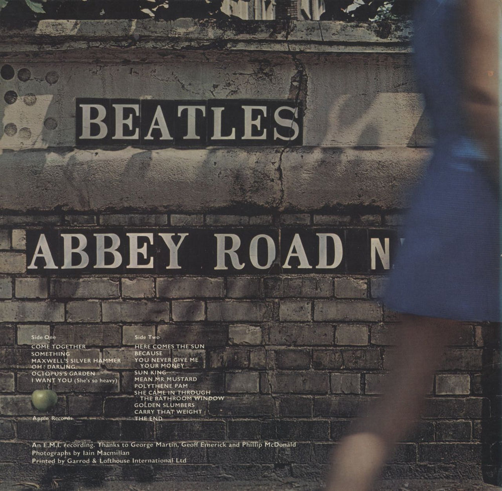 The Beatles Abbey Road - 1st - VG UK vinyl LP album (LP record)