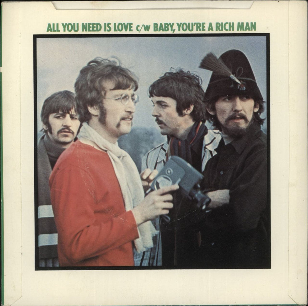 The Beatles All You Need Is Love - 1976 UK 7" vinyl single (7 inch record / 45)