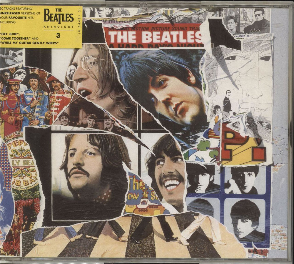 The Beatles Anthology 1, 2 & 3 UK 6-CD album set