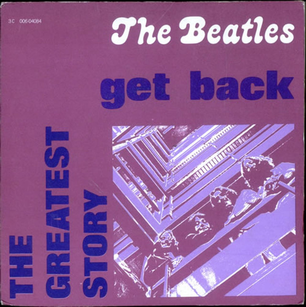 The Beatles Get Back - The Greatest Story Italian 7" vinyl single (7 inch record / 45) 3C006-04084