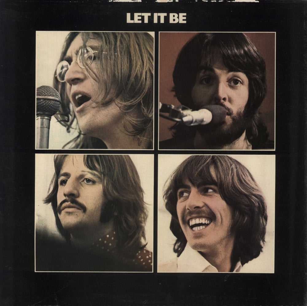 The Beatles Let It Be - 2nd - VG UK vinyl LP album (LP record) PCS7096