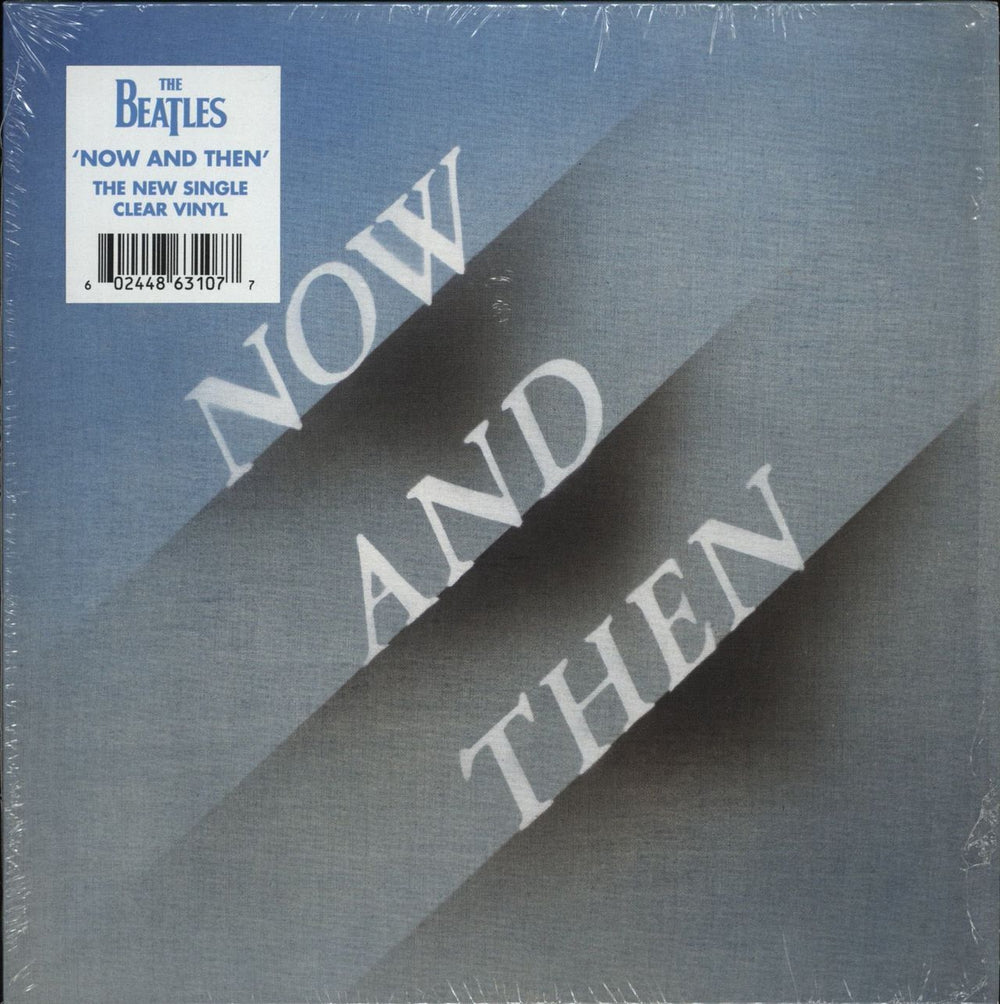 The Beatles Now And Then - Clear Vinyl UK 7" vinyl single (7 inch record / 45) 4863107