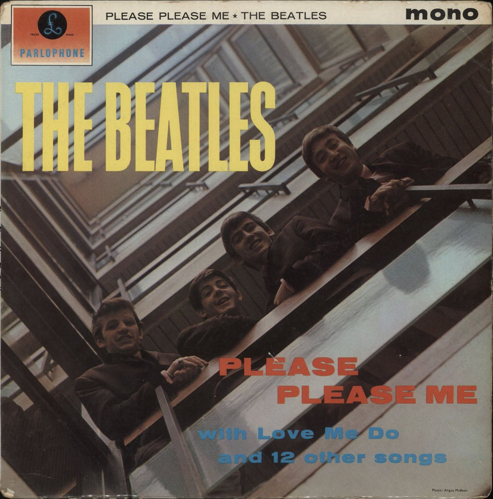 The Beatles Please Please Me - 5th EJD - VG UK vinyl LP album (LP record) PMC1202