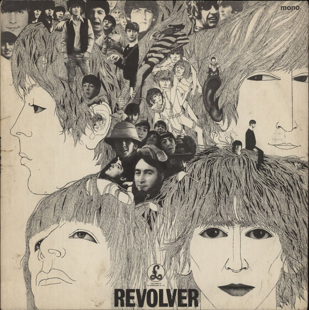 The Beatles Revolver - 3rd - EJD - VG UK vinyl LP album (LP record) PMC7009