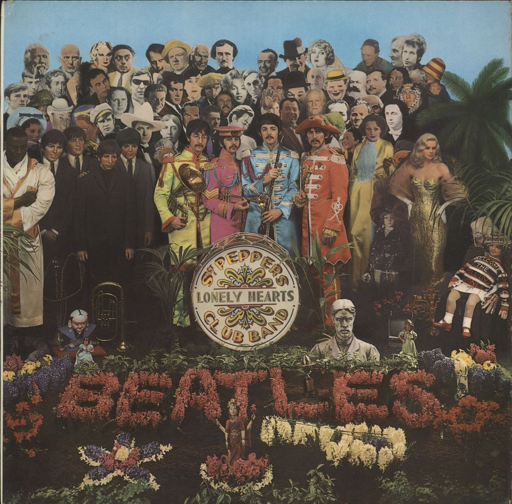 The Beatles Sgt. Pepper's - 1st - EX UK vinyl LP album (LP record) PCS7027
