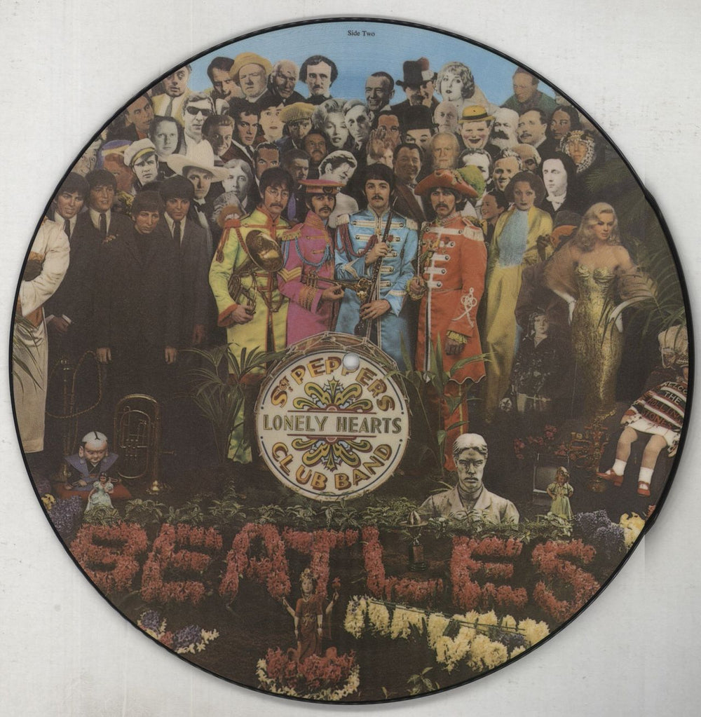 The Beatles Sgt. Pepper's Lonely Hearts Club Band - EX UK picture disc LP (vinyl picture disc album)