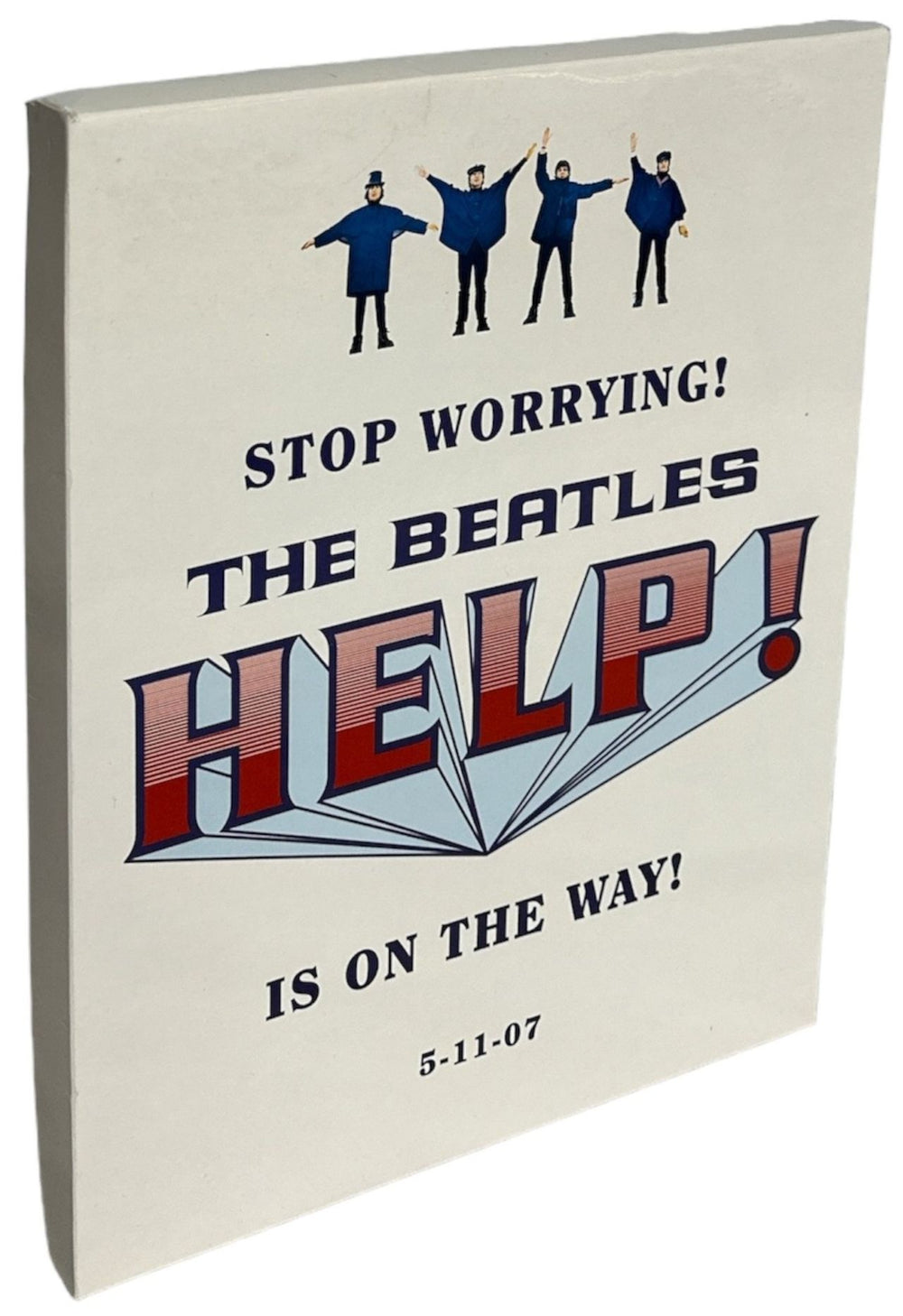 The Beatles Stop Worrying! The Beatles Help! Is On The Way! UK Promo media press pack BOXED PRESS KIT