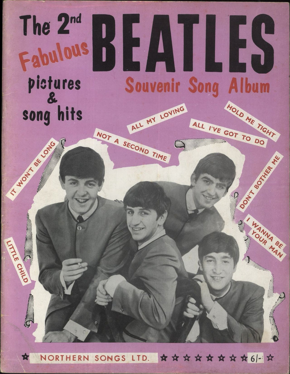 The Beatles The 2nd Fabulous Beatles Souvenir Song Album UK sheet music SONG BOOK