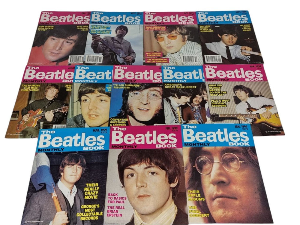 The Beatles The Beatles Book - 1999 - 12 Issues UK magazine BTLMATH793979
