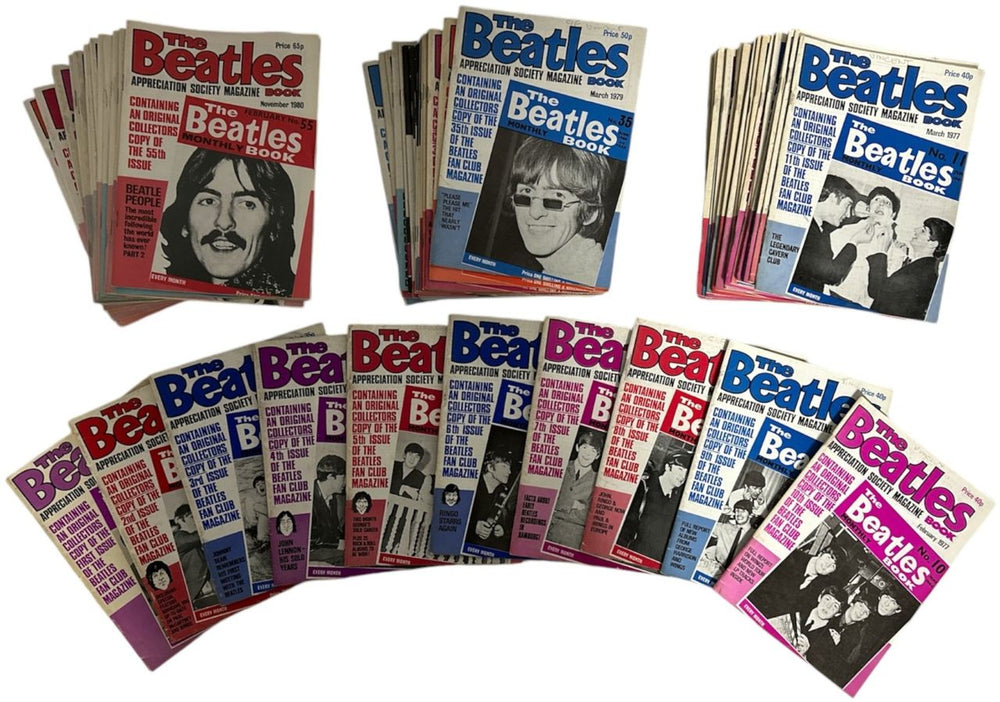 The Beatles The Beatles Book - 2nd - 77 Issues UK magazine TBB 2ND 01-77