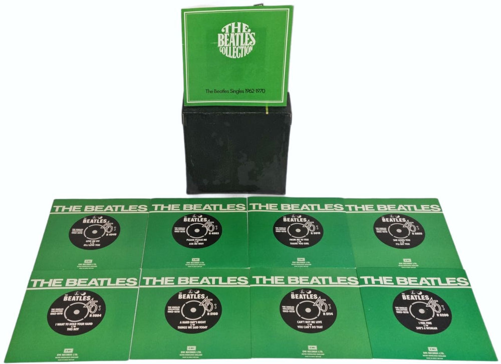 The Beatles The Beatles Collection + Insert UK 7" single box set
