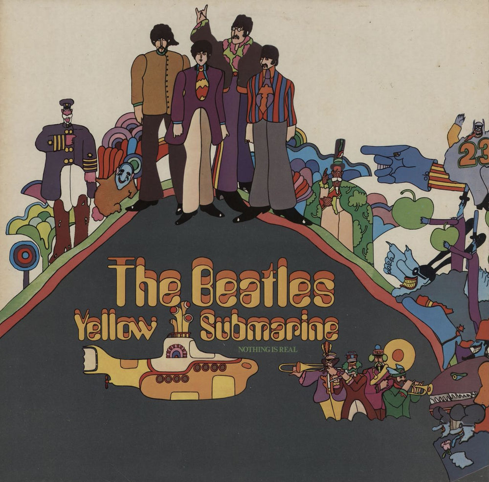 The Beatles Yellow Submarine - 4th - EX UK vinyl LP album (LP record) PCS7070