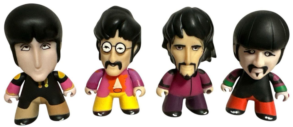 The Beatles Yellow Submarine Collectible Figures - Titan - (ALL 4) US Toy N/A