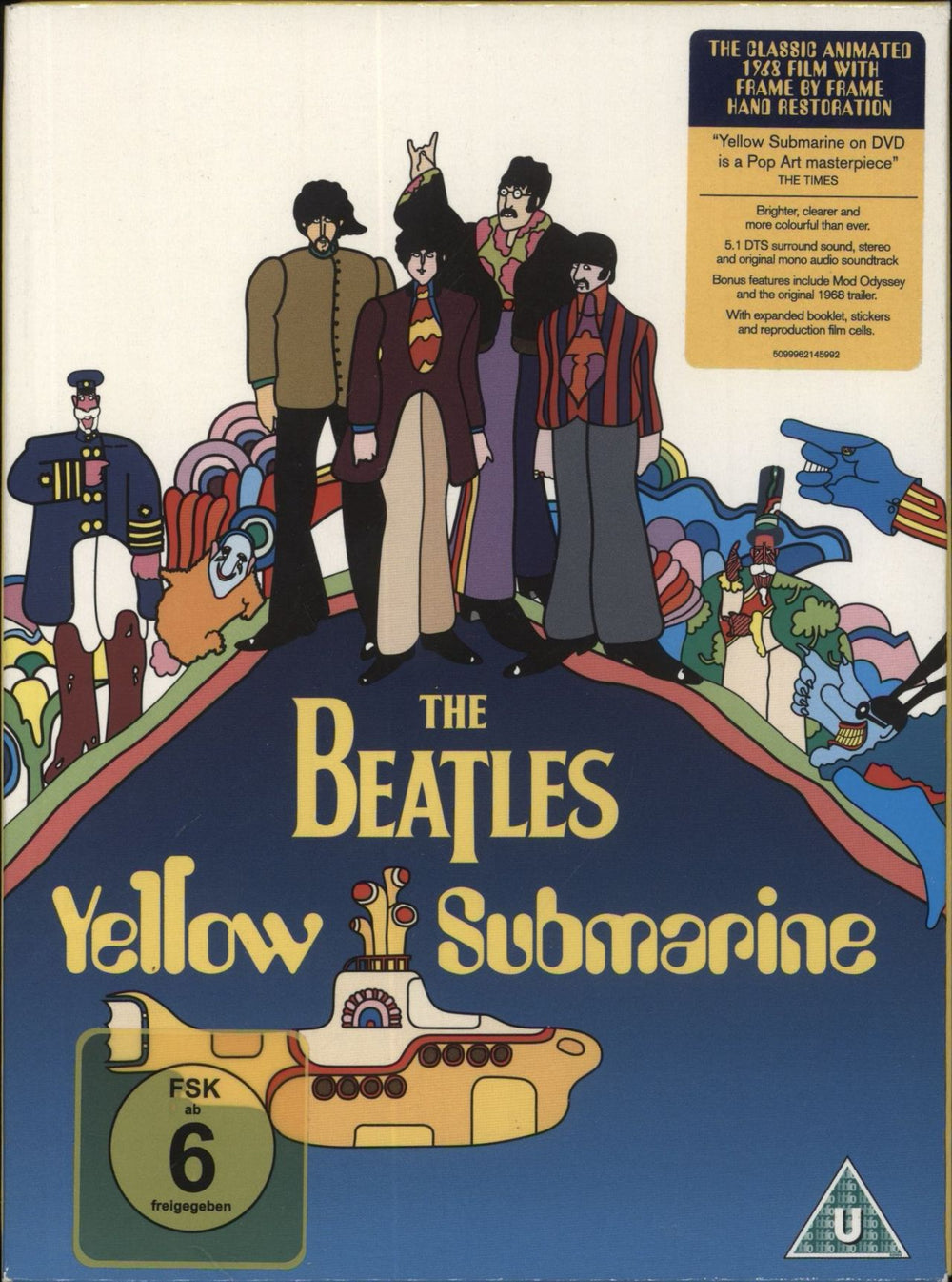 The Beatles Yellow Submarine UK DVD 6214599