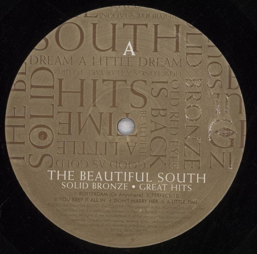 The Beautiful South Solid Bronze: Greatest Hits European 2-LP vinyl record set (Double LP Album) BSO2LSO847522