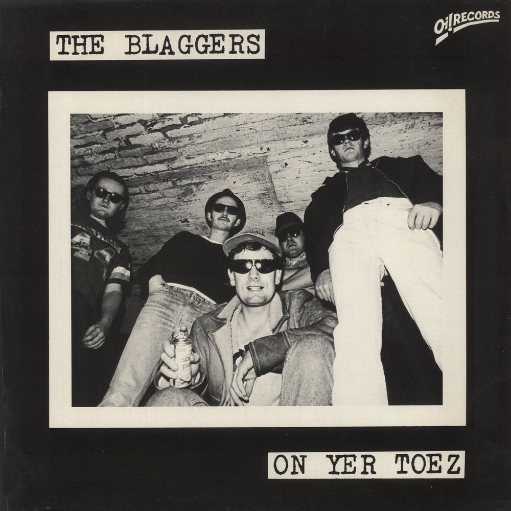 The Blaggers On Yer Toez UK vinyl LP album (LP record) OIR14