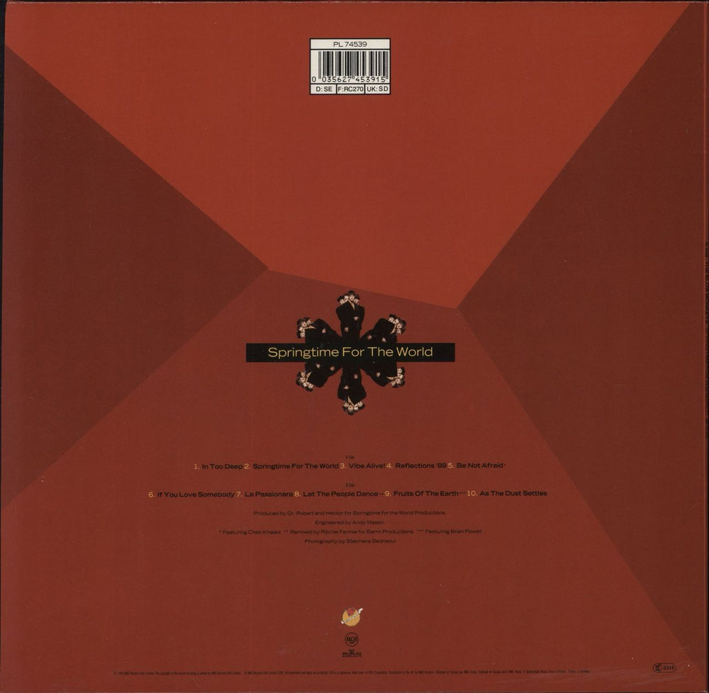 The Blow Monkeys Springtime For The World UK vinyl LP album (LP record) 035627453915