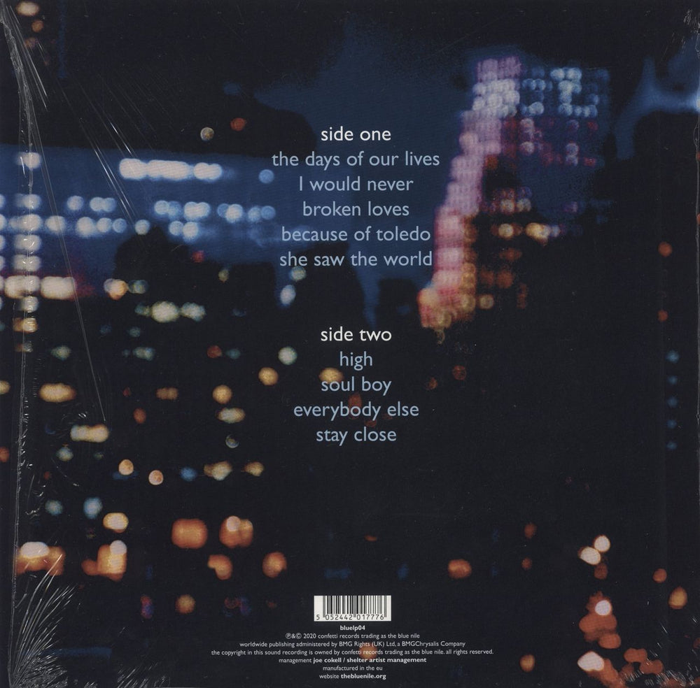 The Blue Nile High UK vinyl LP album (LP record) 5052442017776