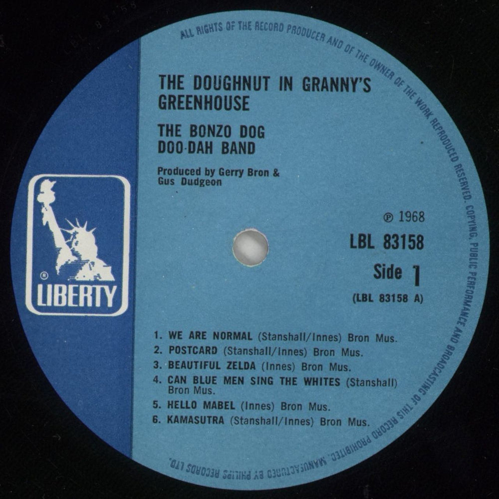 The Bonzo Dog Doo Dah Band The Doughnut In Granny's Greenhouse - 1st - Complete UK vinyl LP album (LP record) BDBLPTH744866
