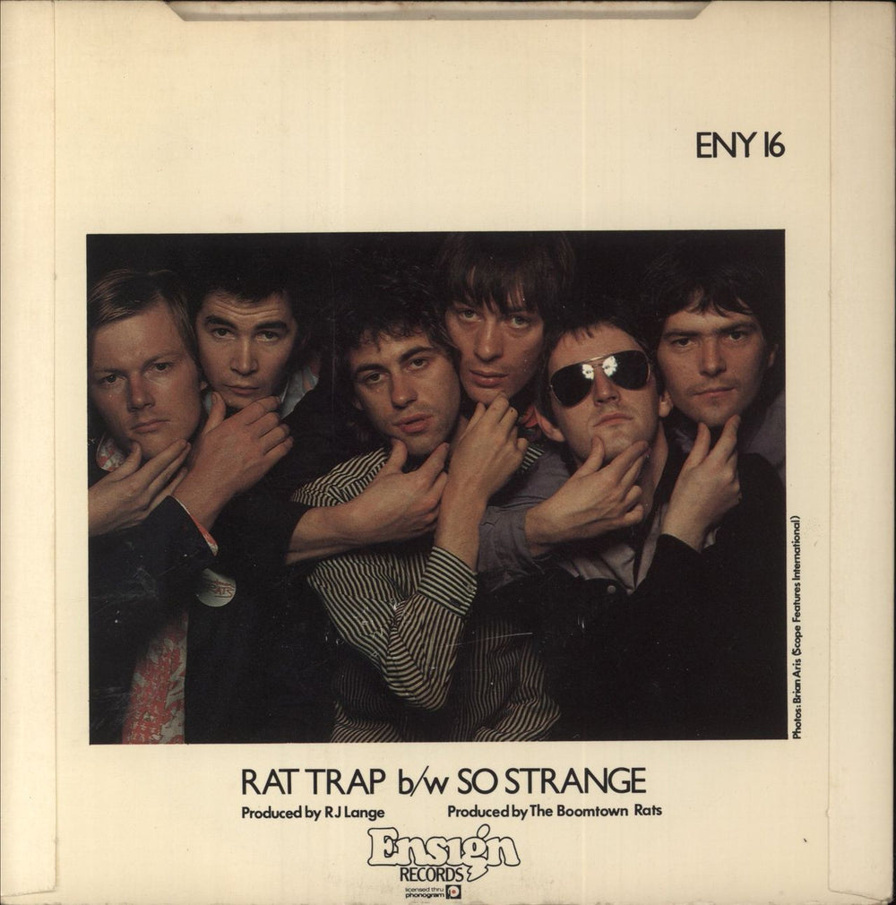 The Boomtown Rats Rat Trap UK 7" vinyl single (7 inch record / 45)